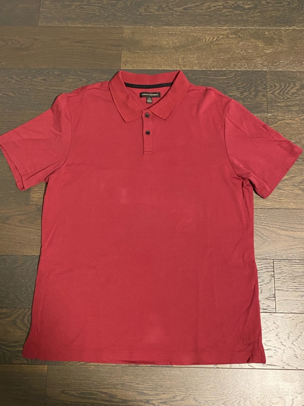 Banana Republic Men's Red Polo Shirt